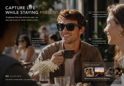 New Ai Smart Glasses that Hear, Sees and Reasons
