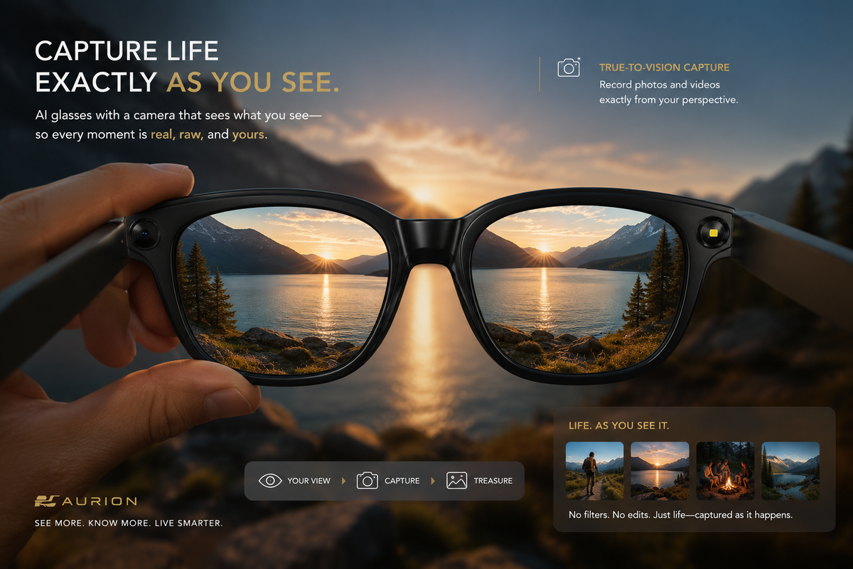 New Ai Smart Glasses that Hear, Sees and Reasons